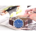 new style high quality elegant classic number mens leather trend design quartz watch